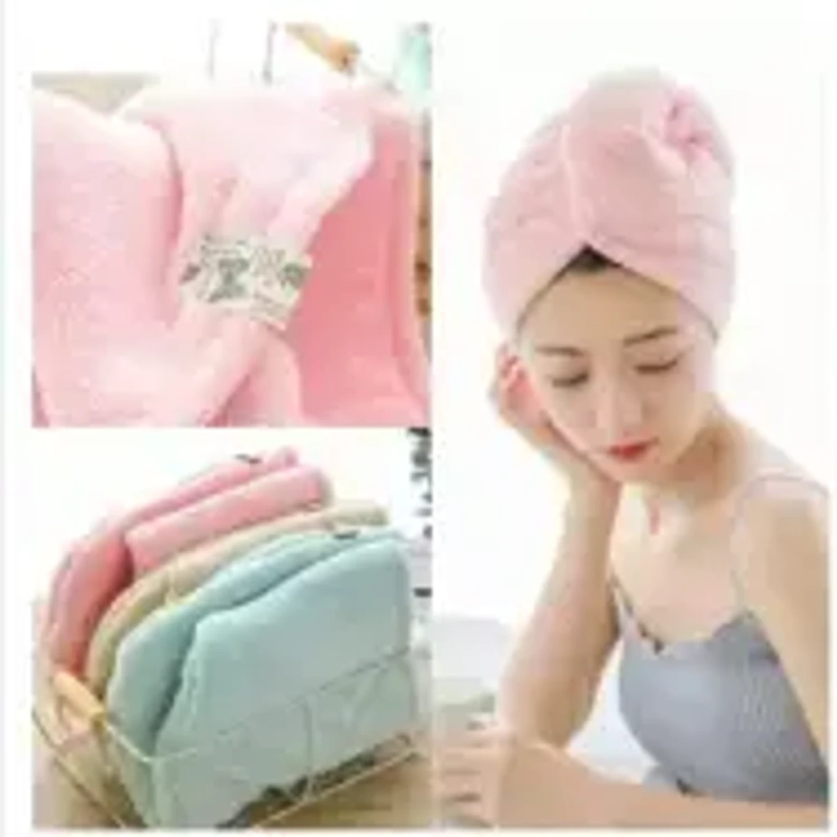 Dry Hair Cap Microfiber Quick Towel Magic Hair Towel Wrap for Women Absorbent Towel