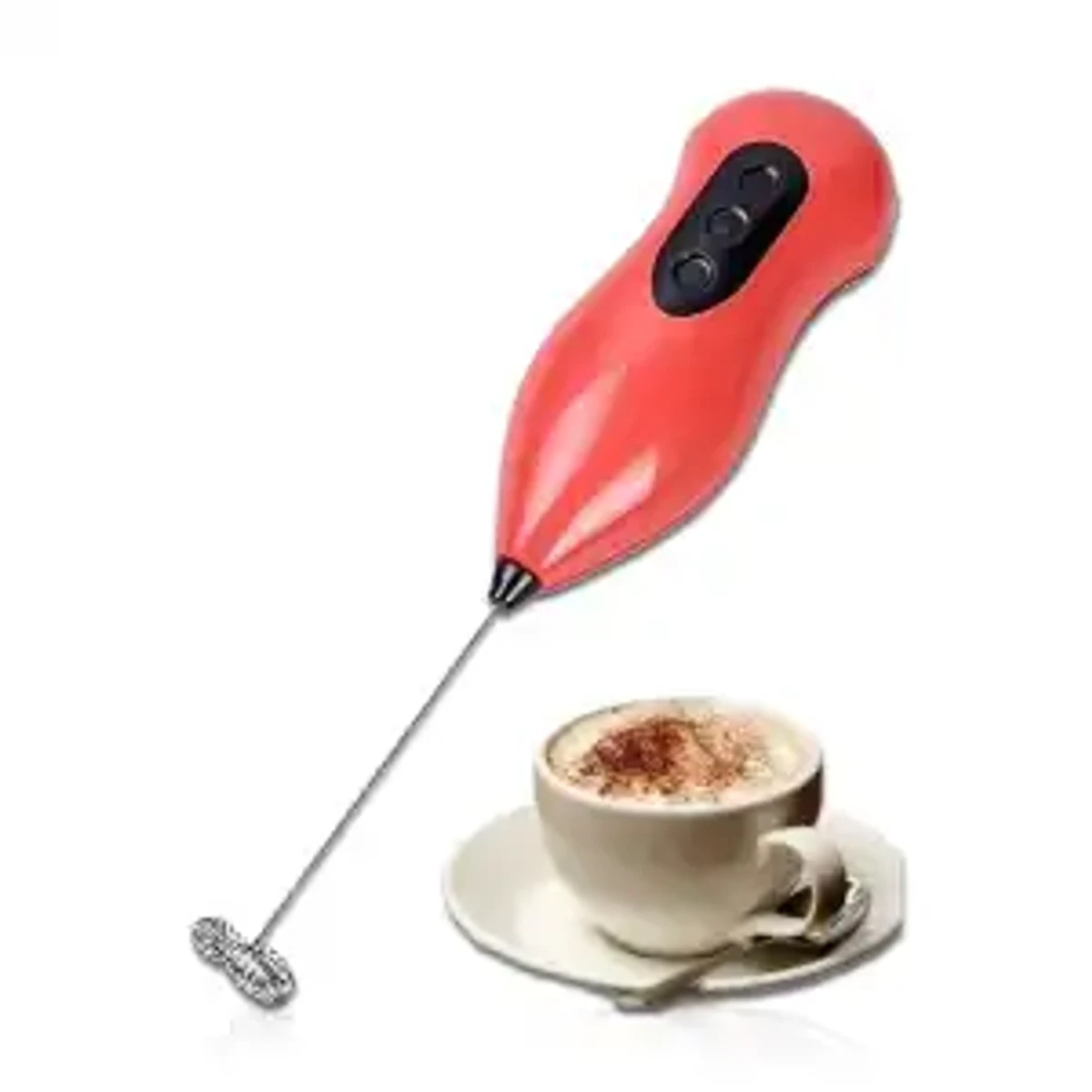 Hand Mixer Cappuccino Foamy Coffee Maker-Multicolor