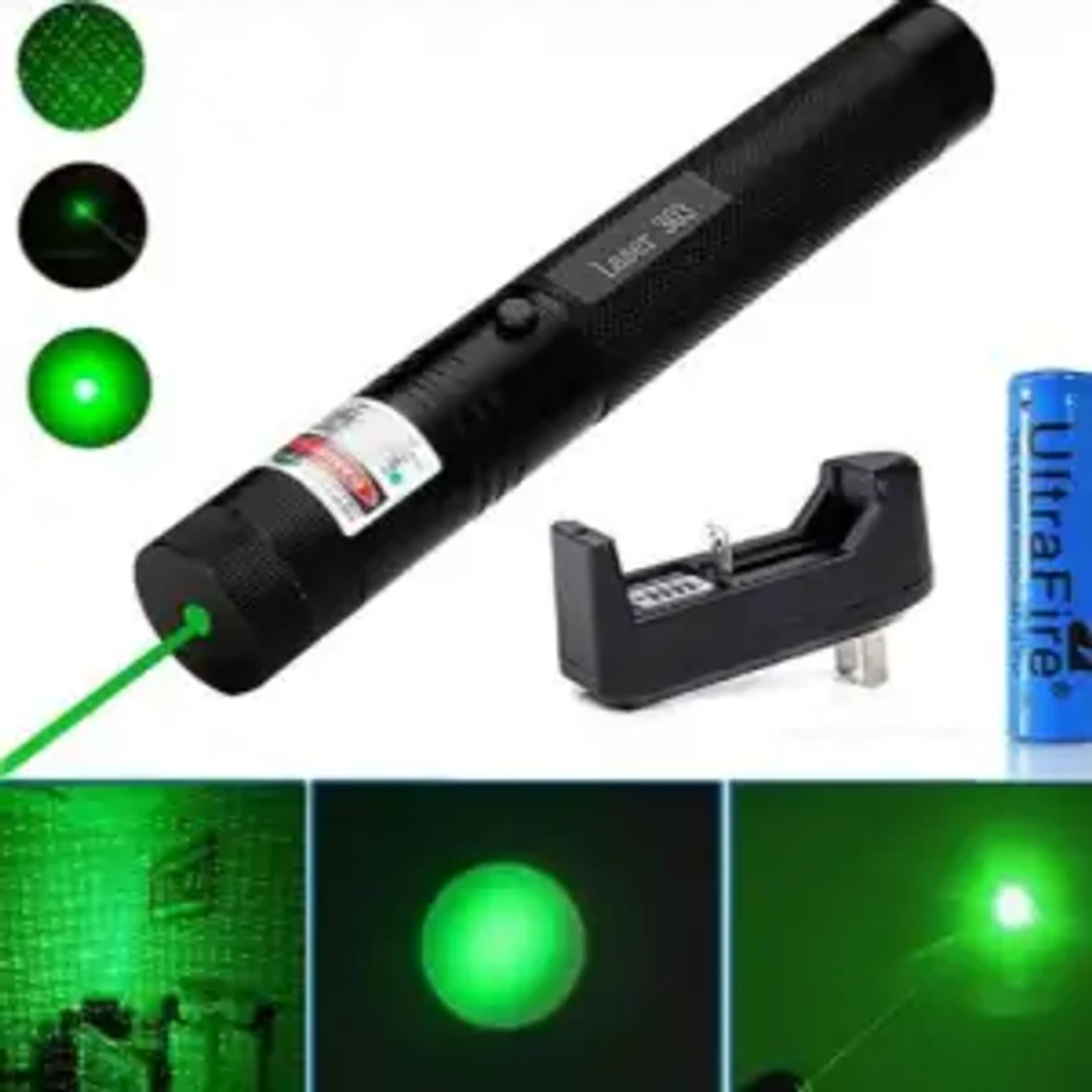 10 Miles 532nm Green Laser Pointer Beam Light