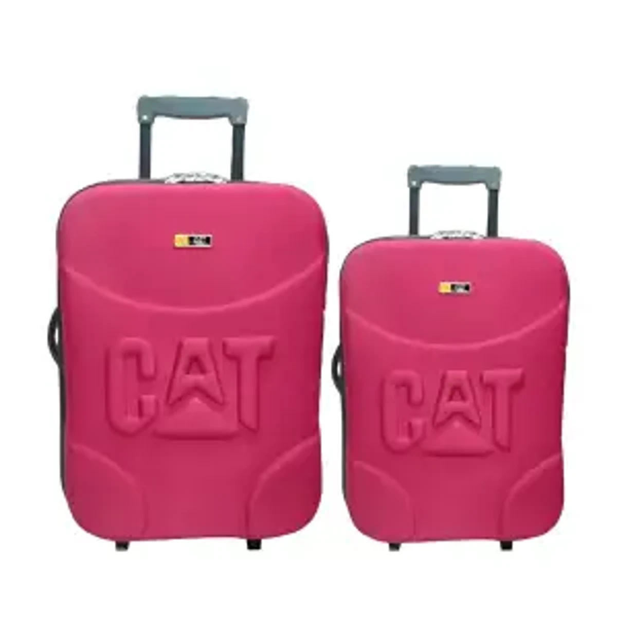 Two piece trolley luggage bag set easy size trolley bag 8 wheel